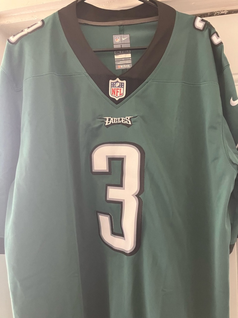 NFL Green Replica Jersey with NFL & Nike Labels